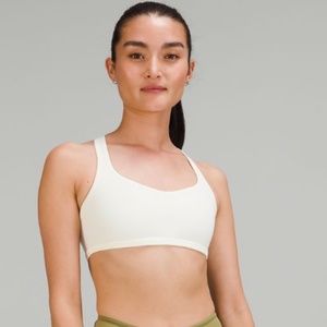 NWT Nulu and Mesh High-Rise Yoga Short + Free to Be Bra in Lemon Sorbet
